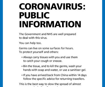 Image of Coronavirus - Government advice
